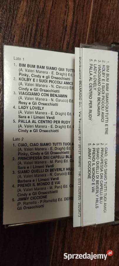 Kolby E I Suoi Piccoli Amici włoskie piosenki Gliwice