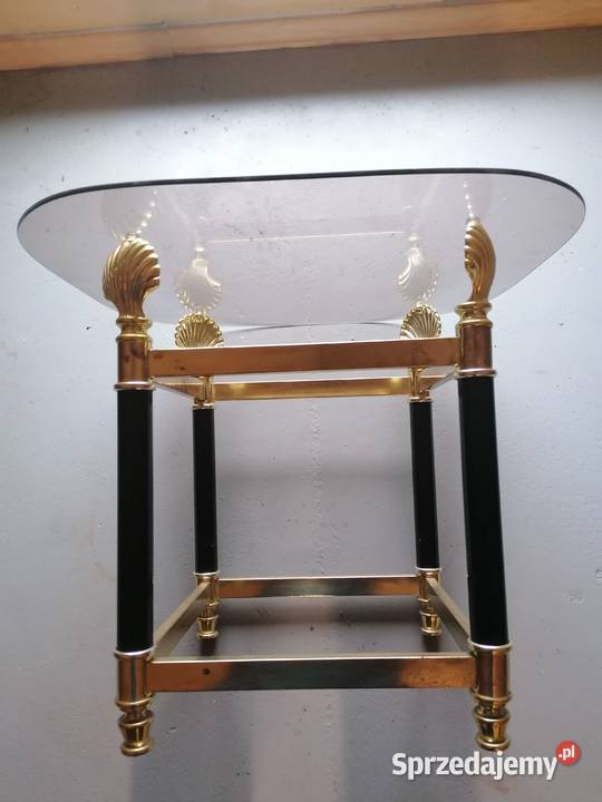 Stolik szklany kawowy stelaż metalowy Łódź
