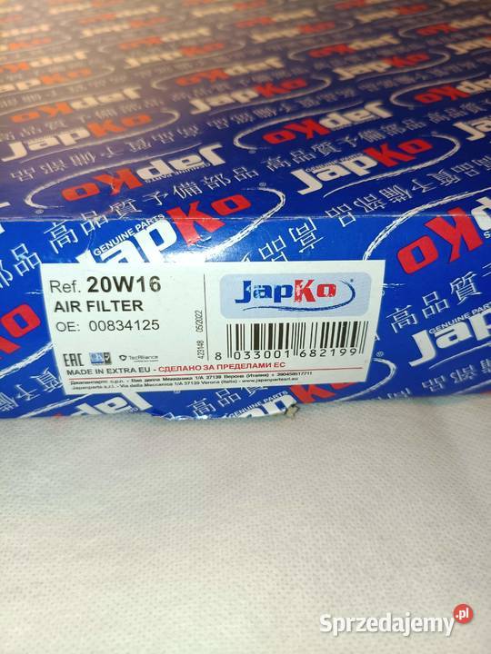 Filtr powietrza JAPKO 20W16 Opel Insignia małopolskie Andrychów