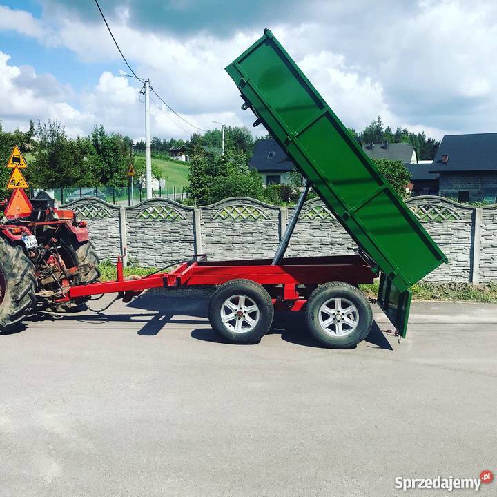 Przyczepa rolnicza kiprowana tandem 5 ton na Przyczepy rolnicze Olkusz