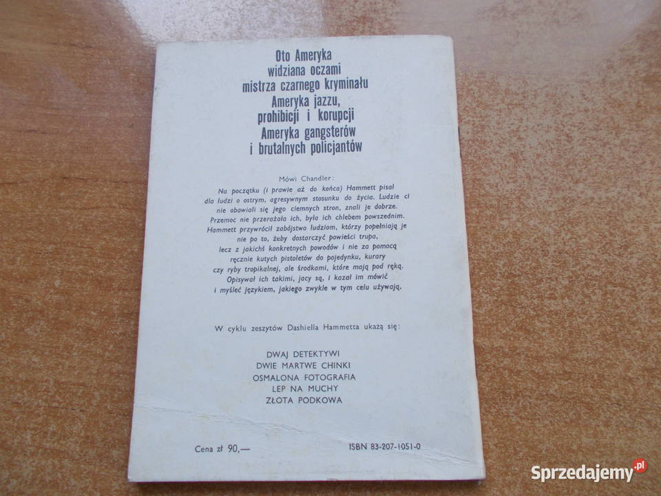 Dashiell Hammett Dziewczyna o srebrnych oczach Głubczyce sprzedam