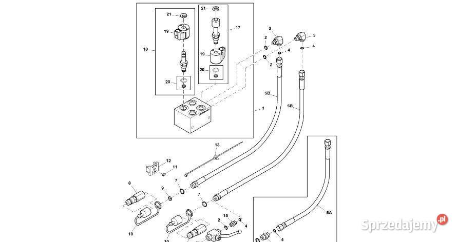John Deere 960 Zawór elektromagnetyczny DC217718 Jastrzębniki sprzedam