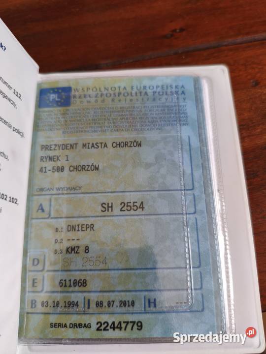 Dniepr zarejestrowany w Polsce Brzozów