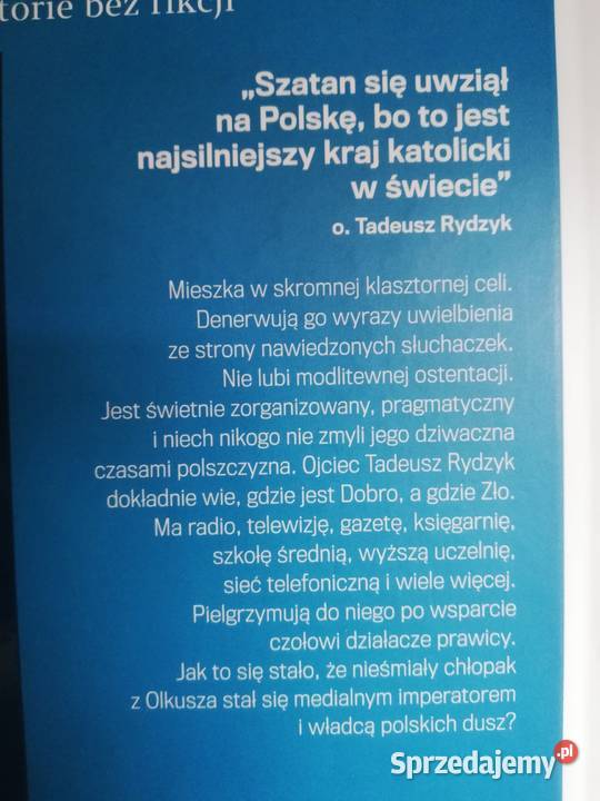 Tadeusz Rydzyk Imperator Nowa książka Warszawa sprzedam
