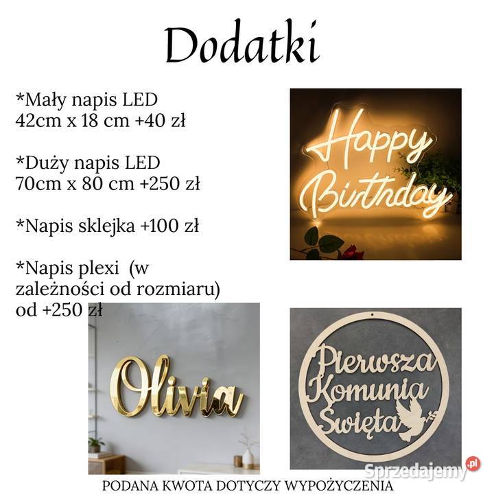 STROI SIĘ Ścianki i Dekoracje Balonowe Roczek