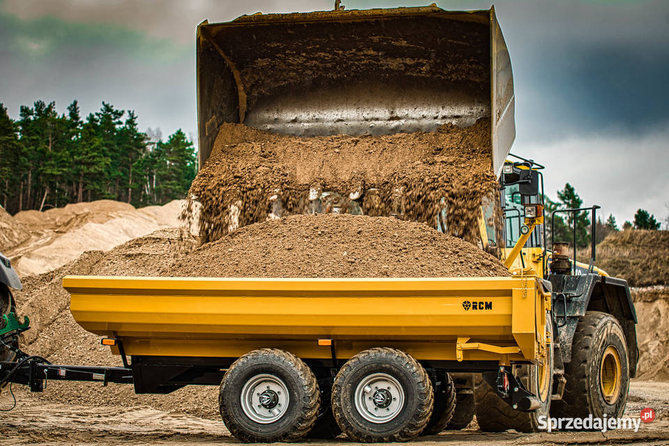 RCM PK1 Przyczepa do koparki kołowej 8ton