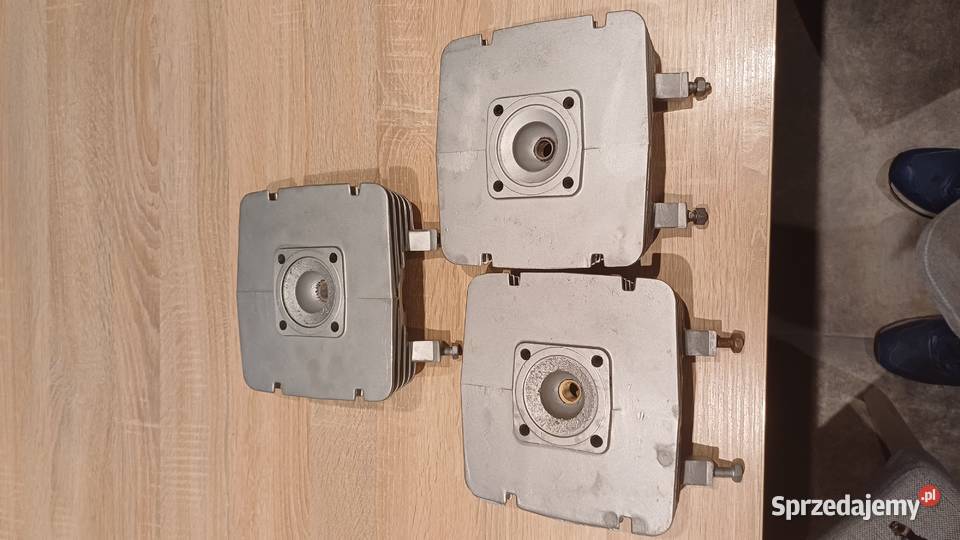 Oryginalna głowica DDR MZ ETZ 150 wyczyszczona Cylindry, głowice, pierścienie