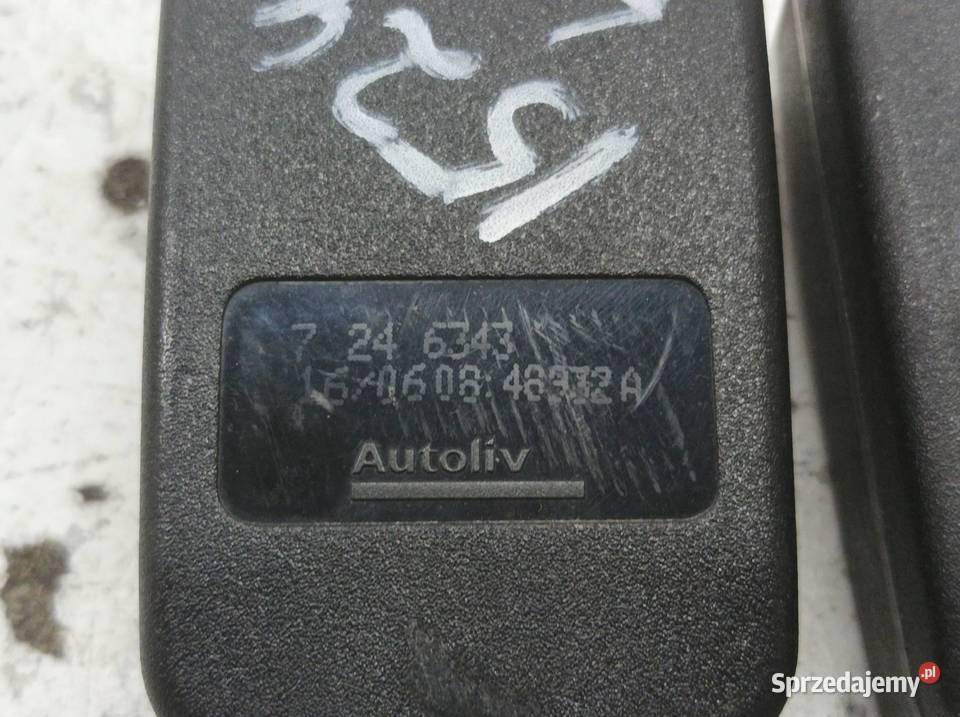 ZAPINKA PASA BEZPIECZEŃSTWA LEWY PRAWY PRZÓD Pasy bezpieczeństwa