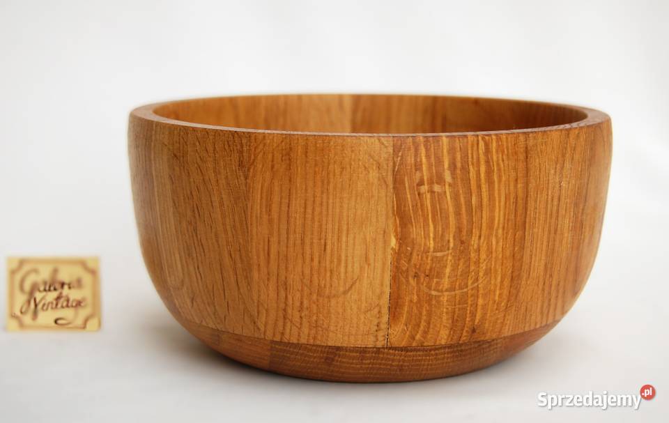 Nowa drewniana miska dębowa salaterka drewno dąb Zastawa stołowa Lublin