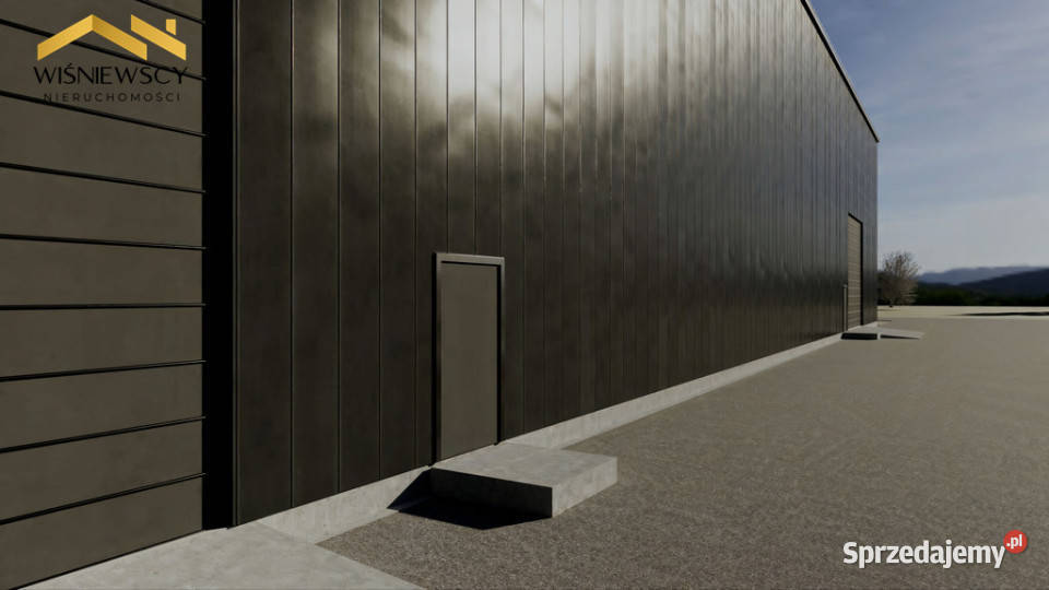 Hale produkcyjne biura 10 000 m działki Nowina