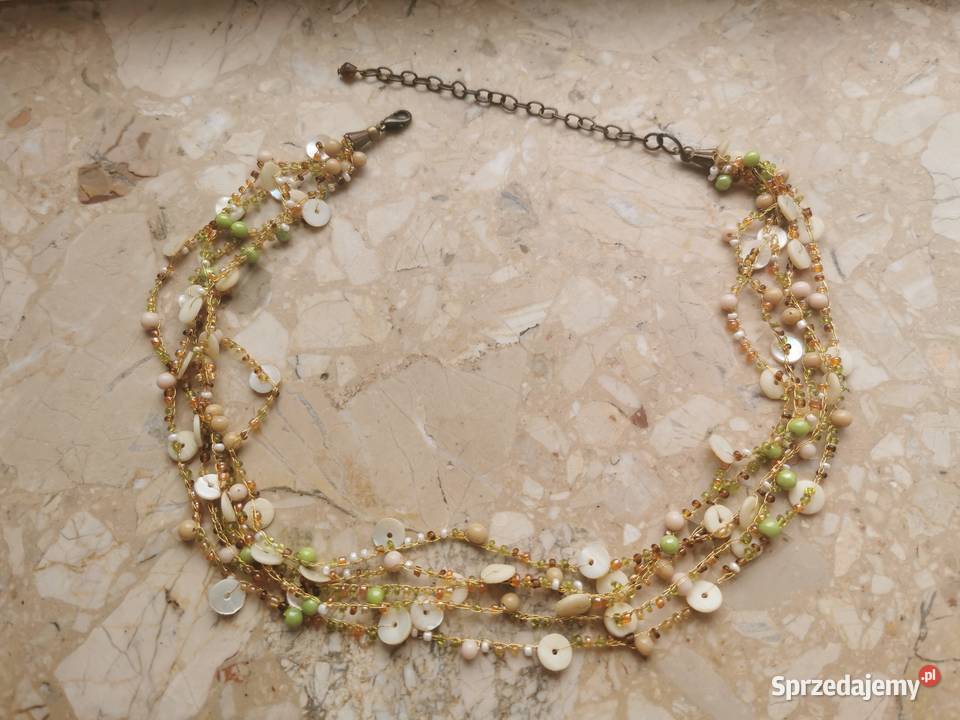 Krótkie korale w ciepłej tonacji Mielec sprzedam