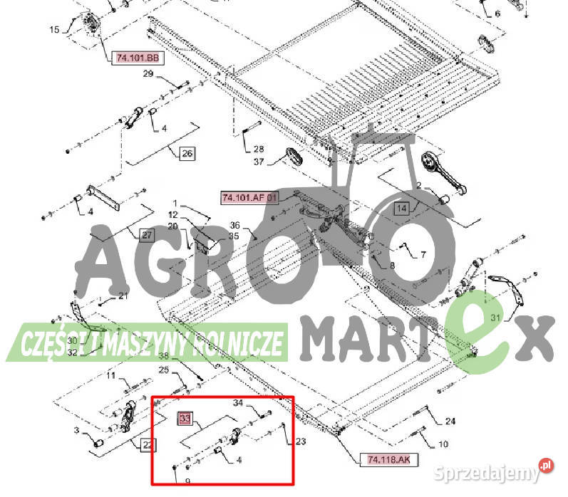 87671723 1957450C1 RAMIĘ CNH Wichrów