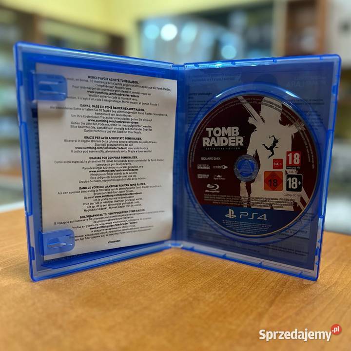 Gra na 4 Tomb Raider Definitive Edition Elbląg sprzedam