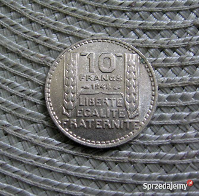 Francja 10 Frank 1948r Kalisz