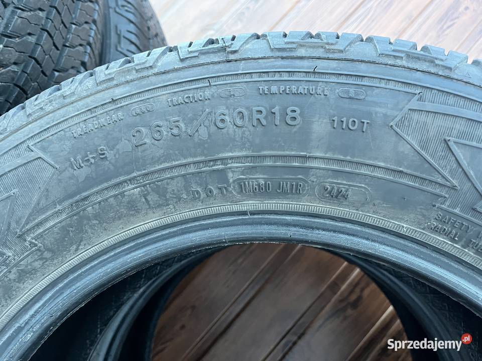 Komplet opon GoodYear Wrangler 2024r 26560 18 265 Kraśnik