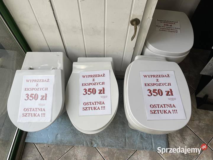 Miski WC poekspozycyjne Żyrardów