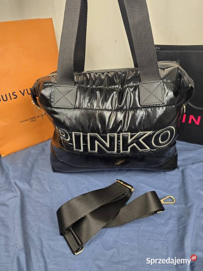 Duza Torba Pinko lakierowana damska premium Wadowice