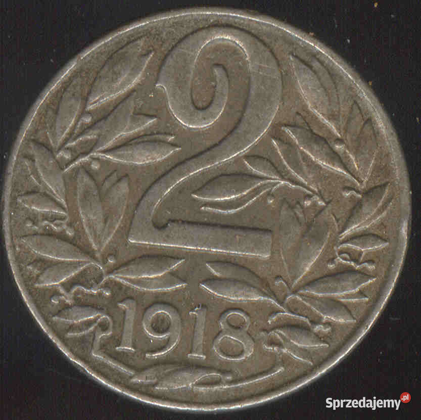 Austria 2 halerze 1918