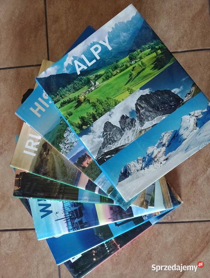 Zestaw albumów Świat Książki Alpy Włochy itp śląskie Katowice