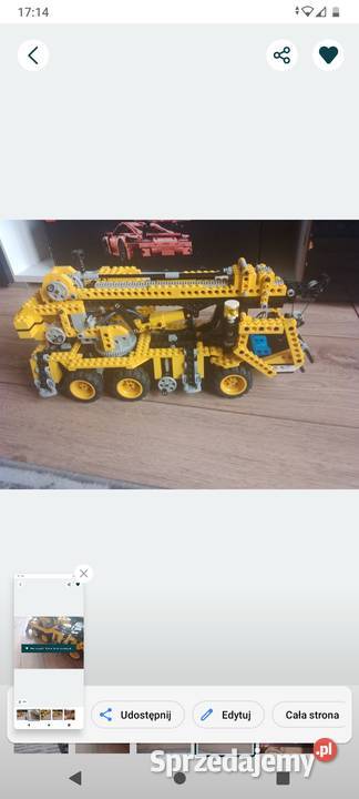 LEGO technic 8460 dźwig z 1995 kolekcjonerski Gaszyn