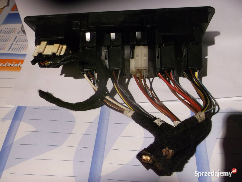 Przełączniki szyb Volkswagen Golf II GTI G60 GT Układ elektryczny Sobieska Wola Pierwsza sprzedam