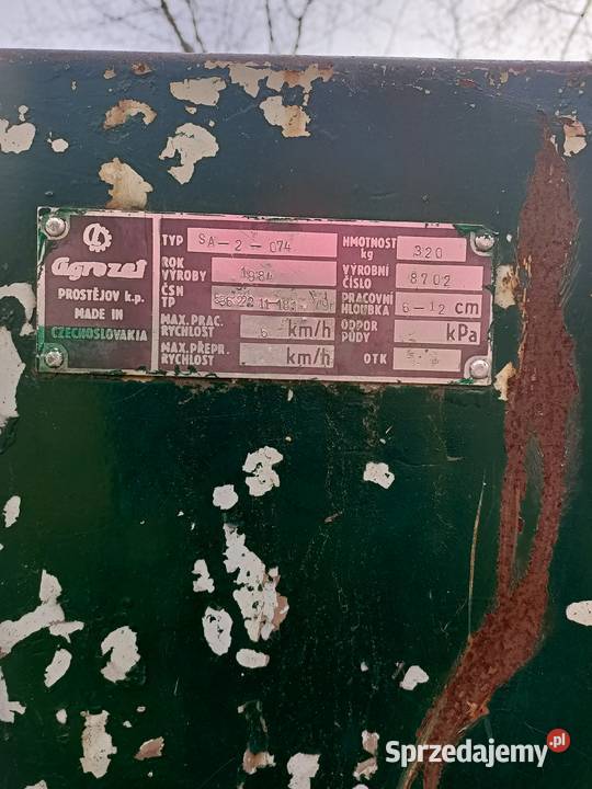 Sadzarka do ziemniaków Agrozet SA2074 2rzędowa Godzisław