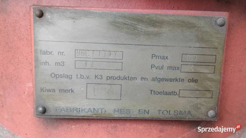 Zbiornik beczka dystrybutor ON olej napędowy Pozostałe Czarny Las