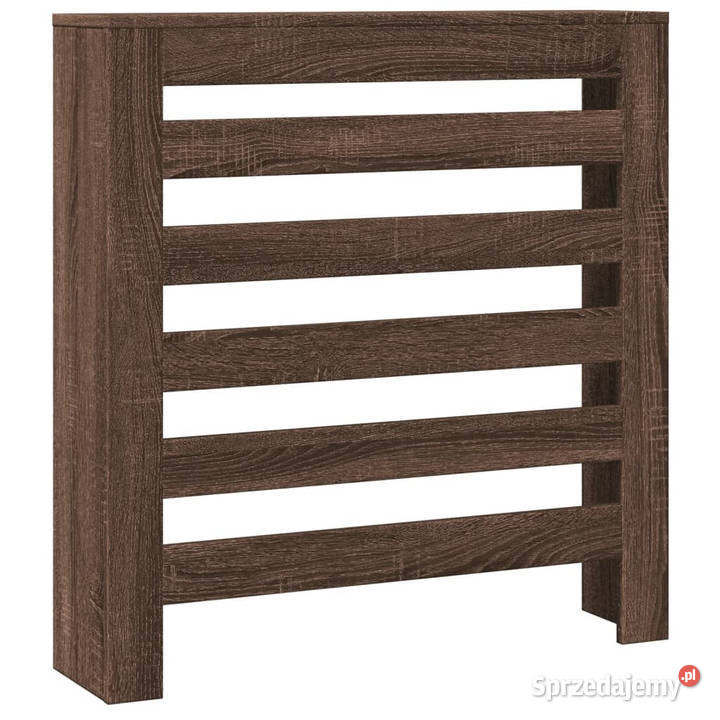 Osłona na grzejnik brązowy dąb 78x20x82 WM852687 Pozostałe mazowieckie