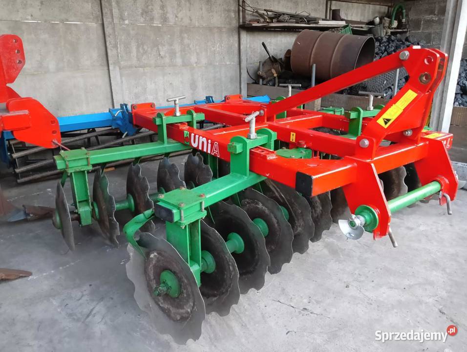 Brona talerzowa Unia CUT L 28 z wałem Agro lift Wrzeczko