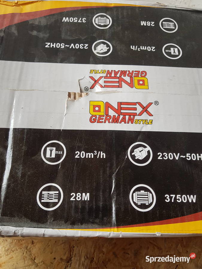 POMPA DO SZAMBA Z ROZDRABNIACZEM OX7777 3750 wat Głogowa