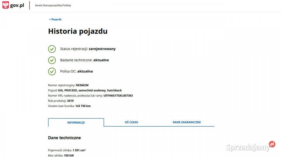 Kia Pro Ceed GT Benzyna Moc 204 Automat Bogato przyciemniane szyby warmińsko-mazurskie