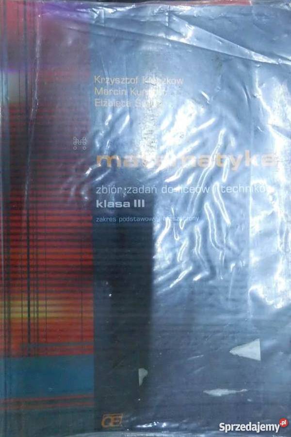 MATEMATYKA ZBIÓR ZADAŃ KLASA 3 skrypt, zeszyt ćwiczeń, zbiór zadań, testów Grudziądz