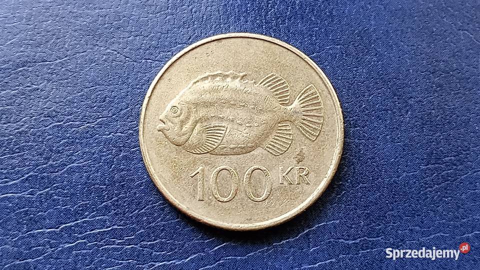 Stare monety 100 koron 2004 Islandia Lesko