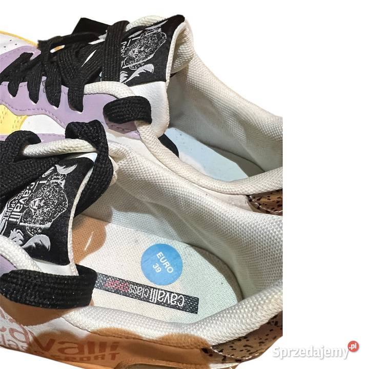 Stylowe sneakersy Cavalli Class damskie skóra ekologiczna lubuskie Kostrzyn nad Odrą