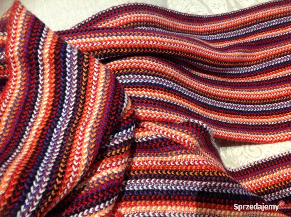 Długi Szalik Szal Męski Kolorowy j Nowy Nowa Sól sprzedam