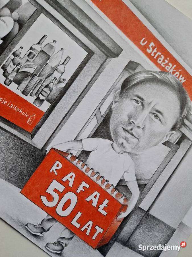 Karykatura portret ze zdęcia portret w kolorze małopolskie Kraków