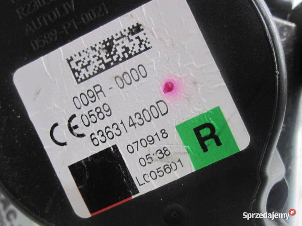 NISSAN MICRA V K14 19r pas bezpieczeństwa prawy
