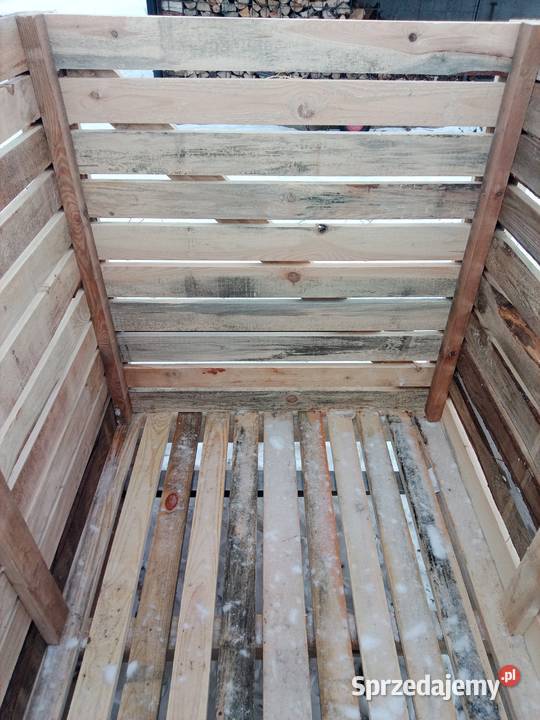 Skrzyniopalety drewniane 120x120x160 nowe mocne Sępólno Krajeńskie