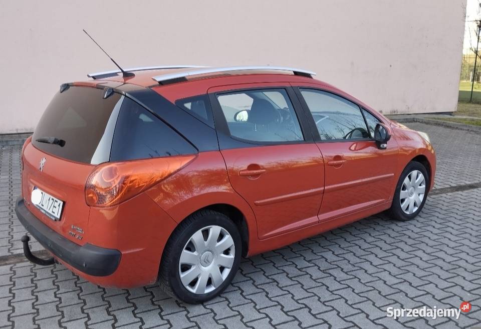 Peugeot 207 16 HDi hak panorama Rok produkcji 2008 Oleśnica
