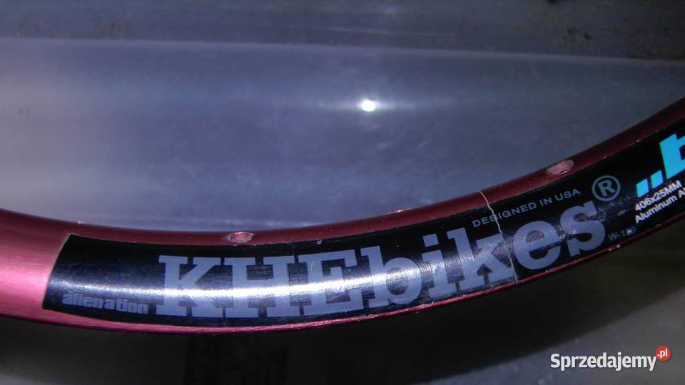 Obręcz BMX 20 złota 48h KHE Pozostałe świętokrzyskie Ostrowiec Świętokrzyski