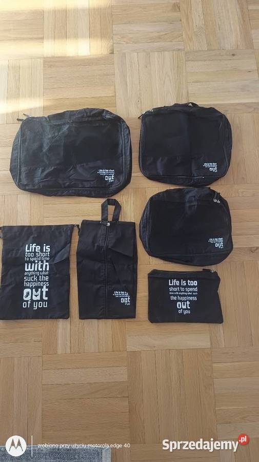 Zestaw 6 organizierów do bagażu podróżnego Ciechanów