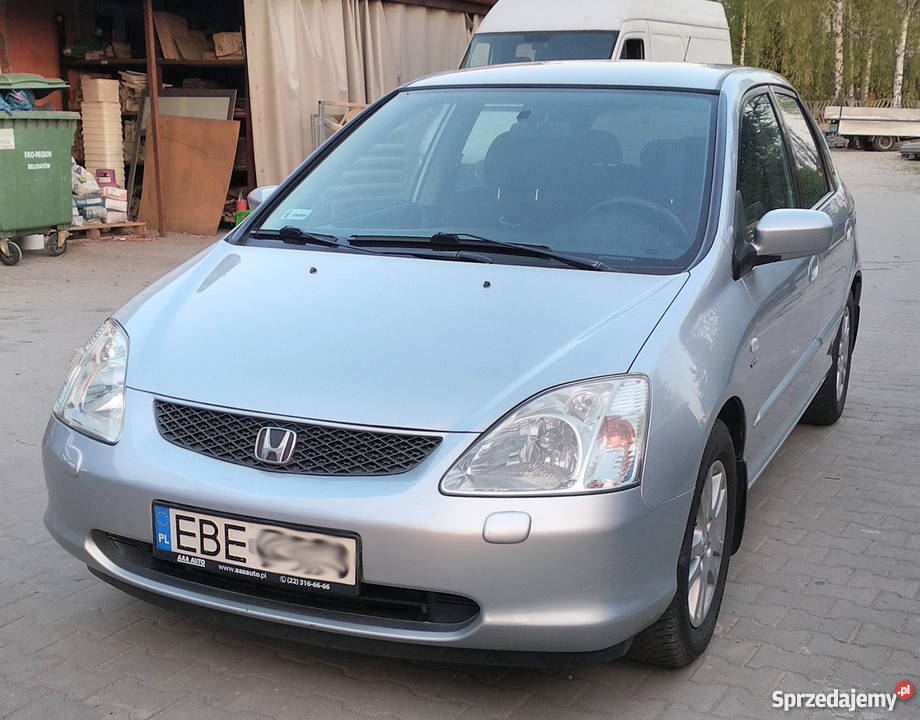 Honda Civic VII 16 5D 110 LPG podgrzewane fotele Bełchatów