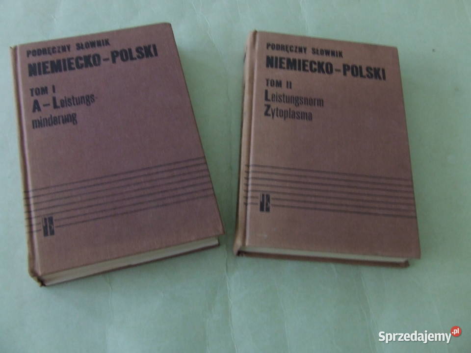 Podręczny słownik niemiecko - polski Tom 1 + 2  Chodera