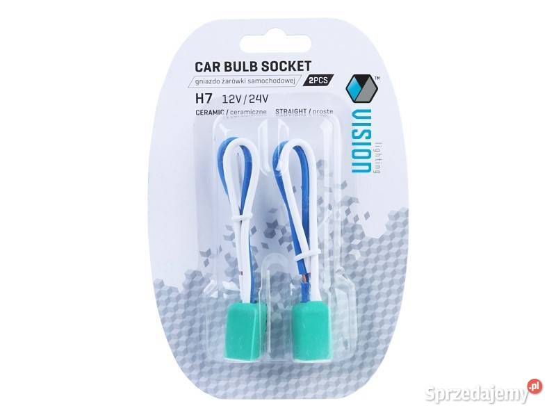 Ceramiczna kostka gniazdo żarówki H7 2 sztuki osobowe Sosnowiec