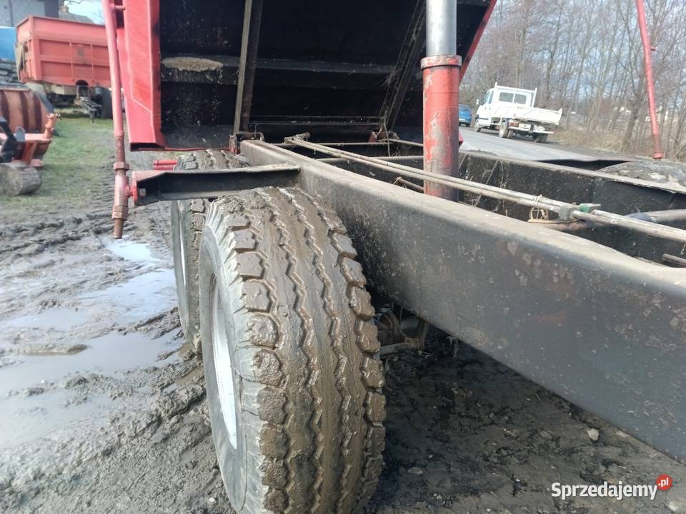 Wywrotka tandem skorupowa 11 ton koła balonowe Skoczów
