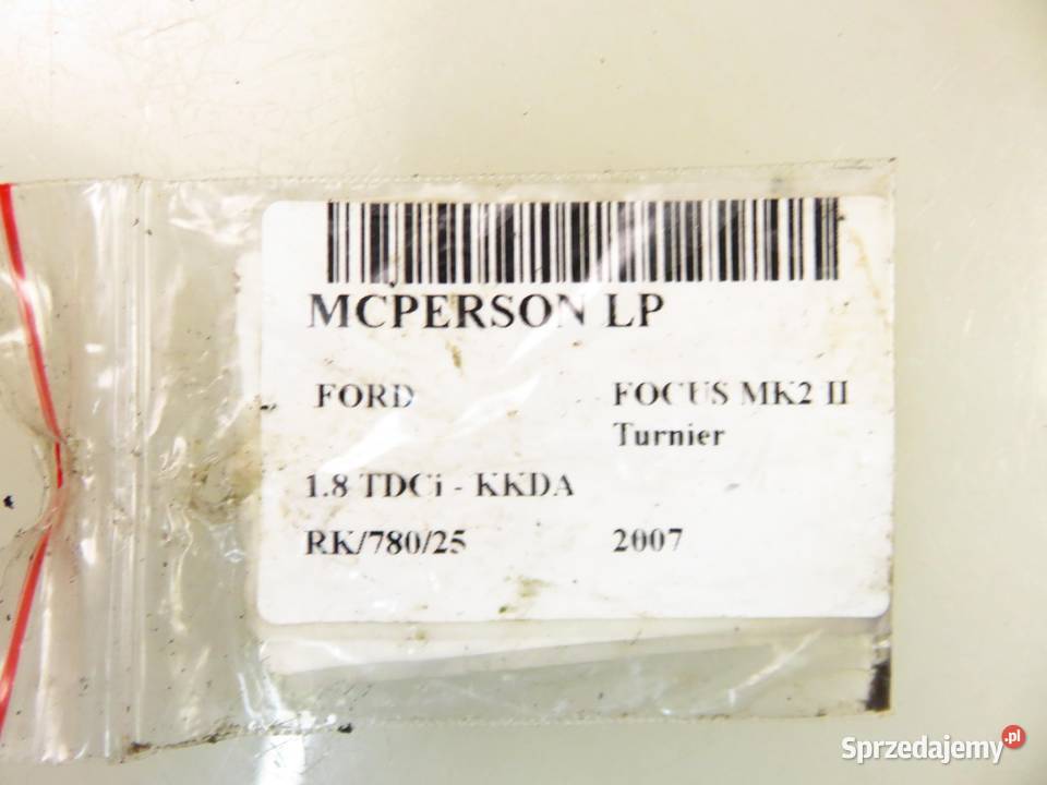 MCPERSON LEWY PRZEDNI FORD FOCUS MK2 II 18 TDCi