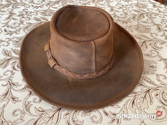 Kapelusz skórzany Minnetonka nie noszony