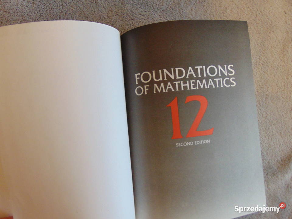 Foundations of Mathematics 12 Stewart Dottori lubelskie Lublin