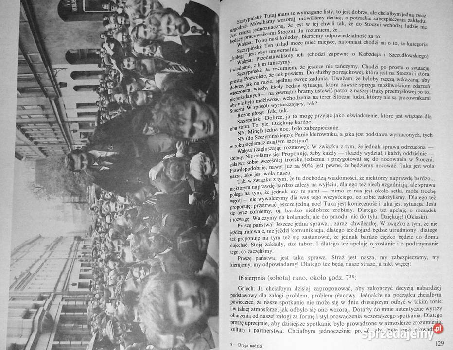 Droga nadziei Lech Wałęsa Rok wydania 1990 Chełm sprzedam