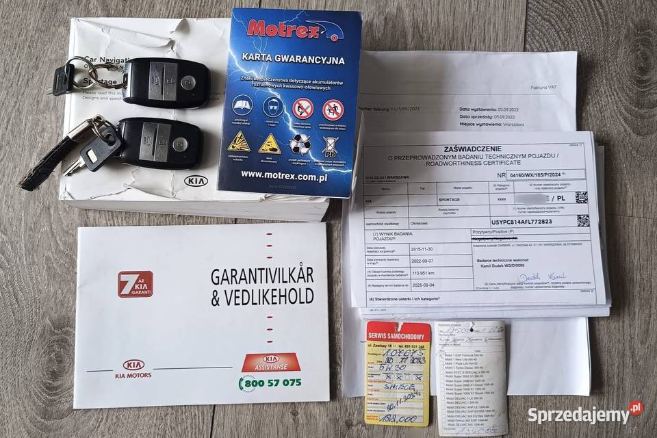 KIA Sportage XL zadbana bogate wyposażenie hak Warszawa